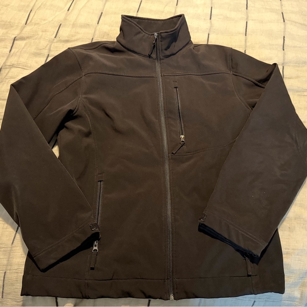 Men's Black Softshell Jacket